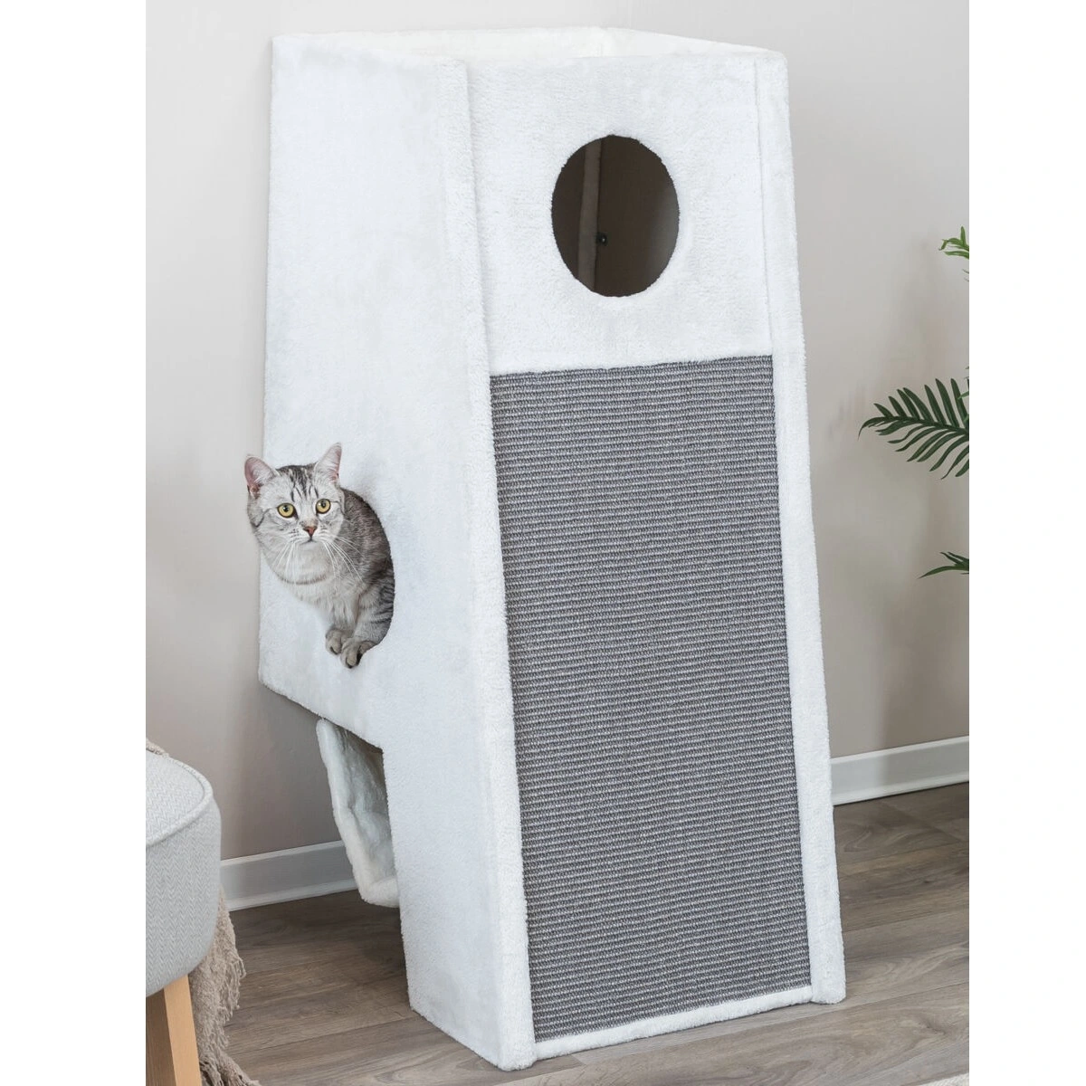 Trixie Kradsestation til vægmontering 110 cm